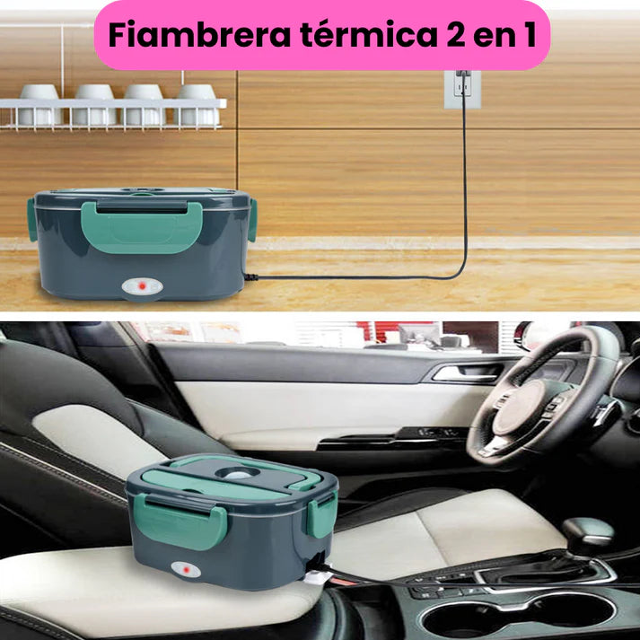 fiambrera eléctrica 2 en 1