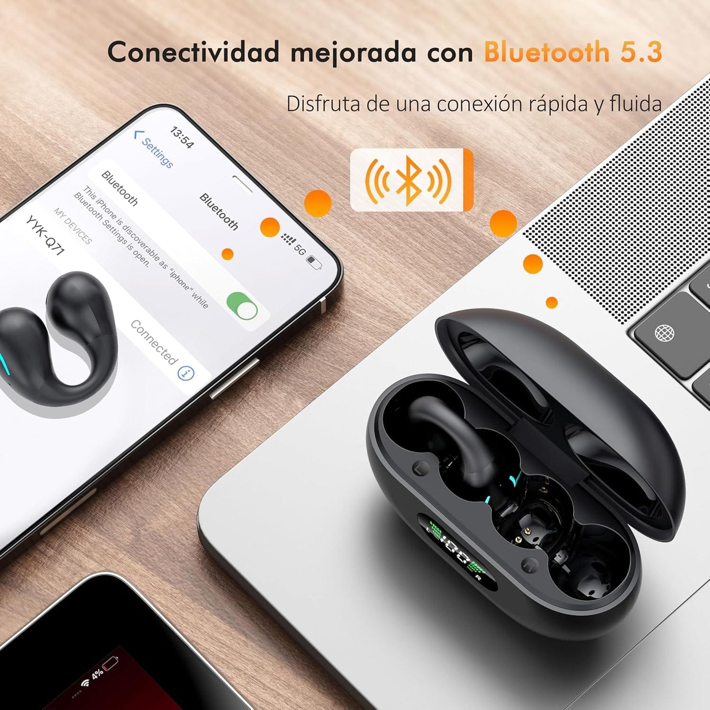 auriculares clip