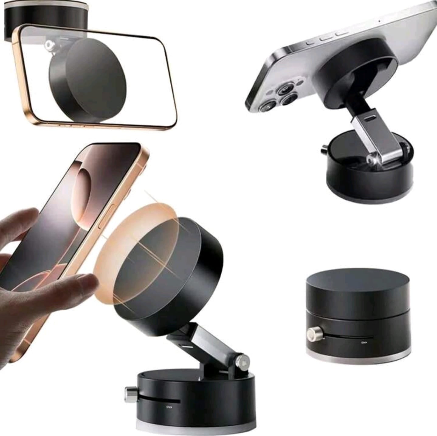 Soporte magnético 360 con ventosa