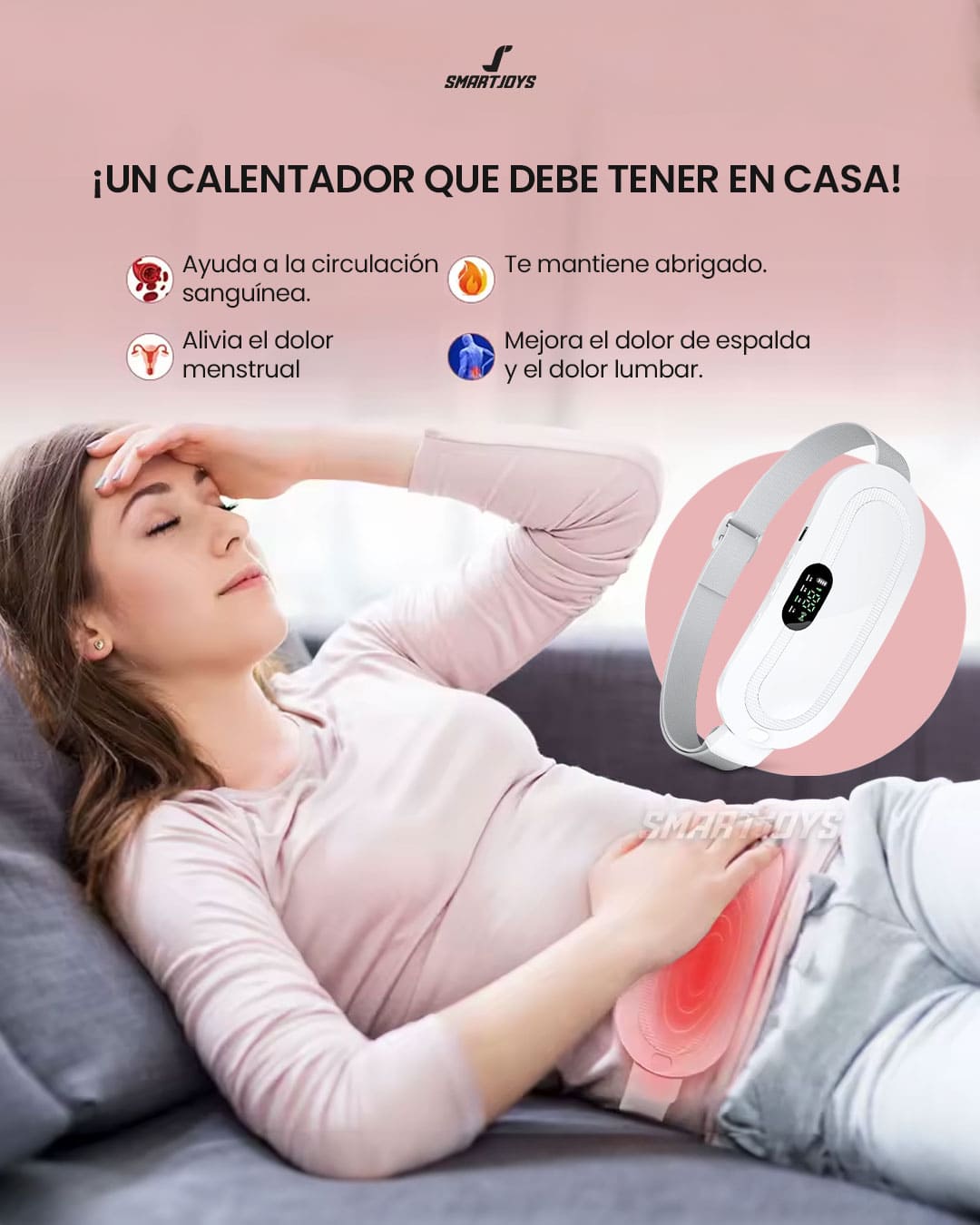 Cinturón Masajeador Térmico anticólicos