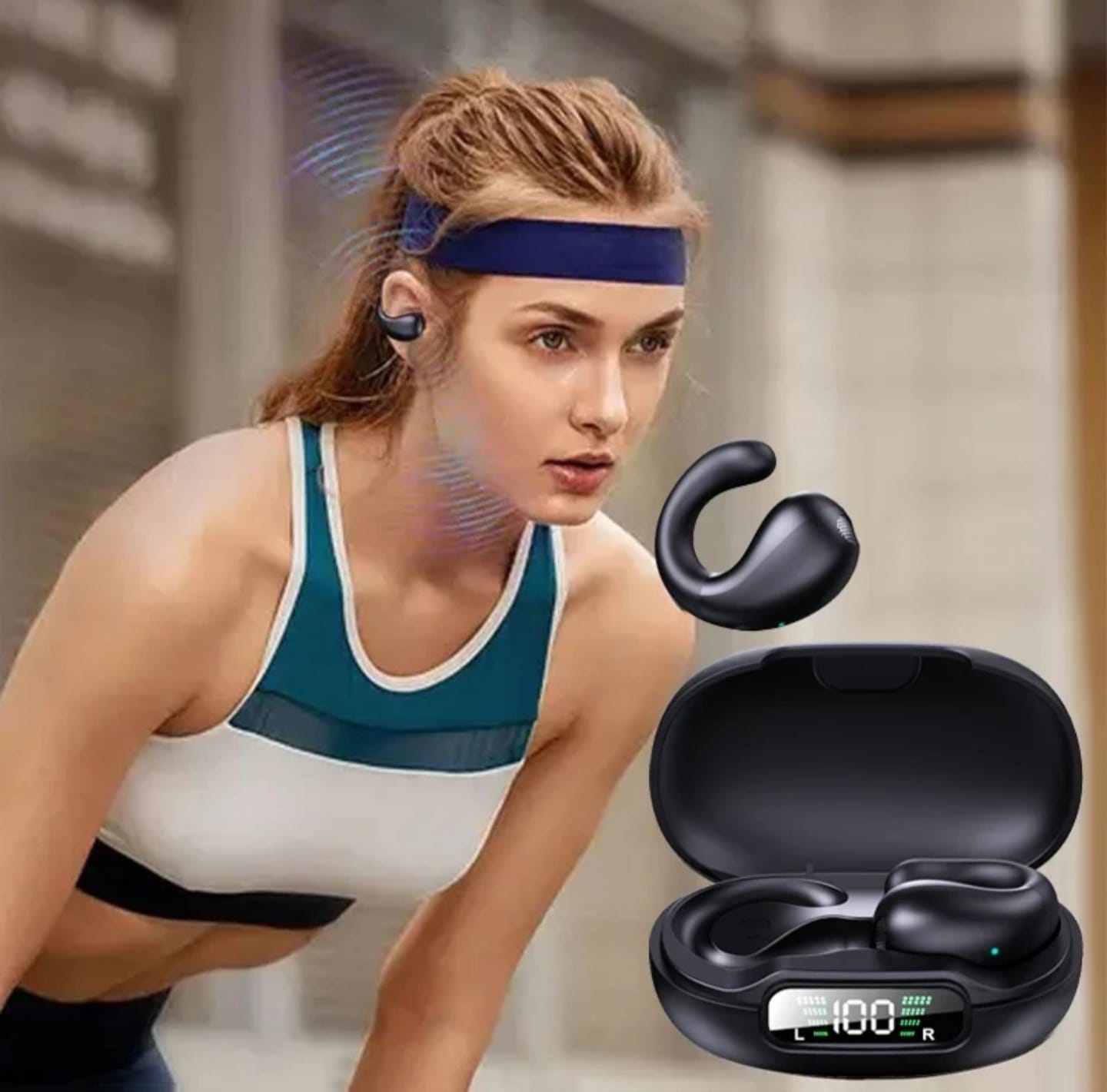 auriculares clip