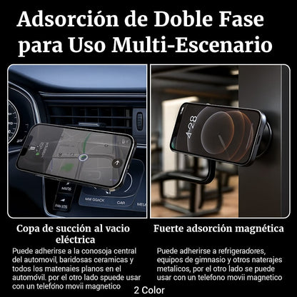 Soporte magnético 360 con ventosa